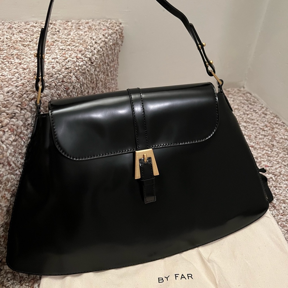 By FAR Portia Leather Shoulder Bag